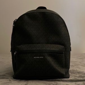 Men’s Michael Kors Logo Black Backpack